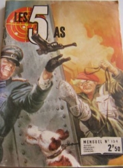 Les 5 as (Petit format) - tome 154 - Les tanks fantômes