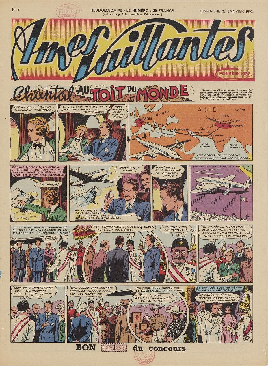Âmes Vaillantes (Hebdomadaire année 1952) - Âmes Vaillantes n°4