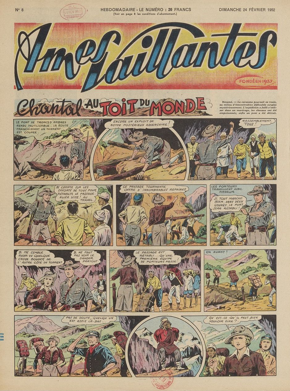 Âmes Vaillantes (Hebdomadaire année 1952) - Âmes Vaillantes n°8