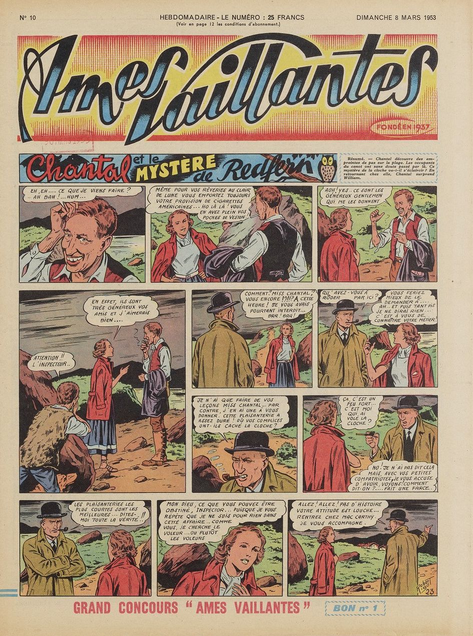 Âmes Vaillantes (Hebdomadaire année 1953) - Âmes Vaillantes n°10