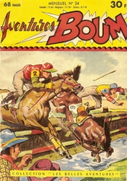 Aventures Boum (Petit format) - tome 24 - Eclair Noir et les voleurs de chevaux