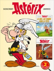 Astérix (Editions France Loisirs - Tomes doubles) - tome 18 - Astérix : Le ciel lui tombe sur la tête / Le Livre d'Astérix le Gaulois : Les voyages
