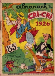 Almanach du Cri-Cri - tome 15 - Almanach du Cri-Cri, année 1926