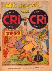 Almanach du Cri-Cri - tome 20 - Almanach du Cri-Cri, année 1931