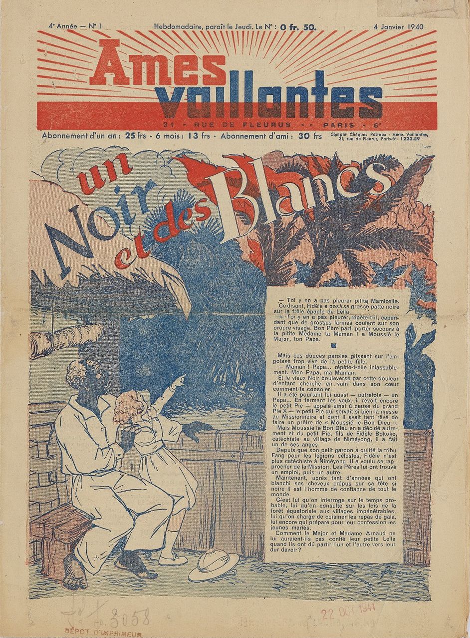 Âmes Vaillantes (Hebdomadaire année 1940) - Âmes Vaillantes n°1