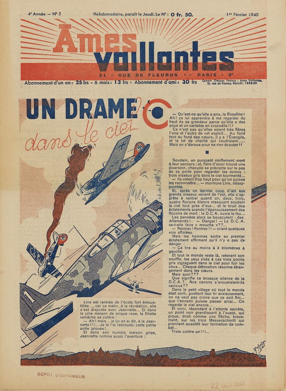 Âmes Vaillantes (Hebdomadaire année 1940) - Âmes Vaillantes n°5