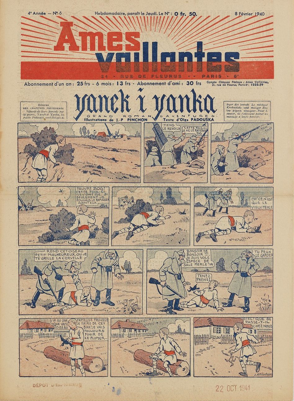 Âmes Vaillantes (Hebdomadaire année 1940) - Âmes Vaillantes n°6