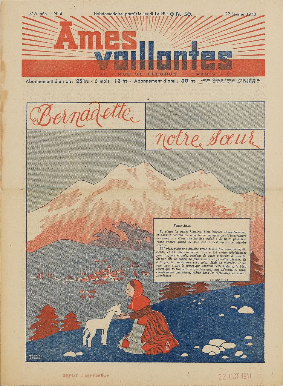 Âmes Vaillantes (Hebdomadaire année 1940) - Âmes Vaillantes n°8