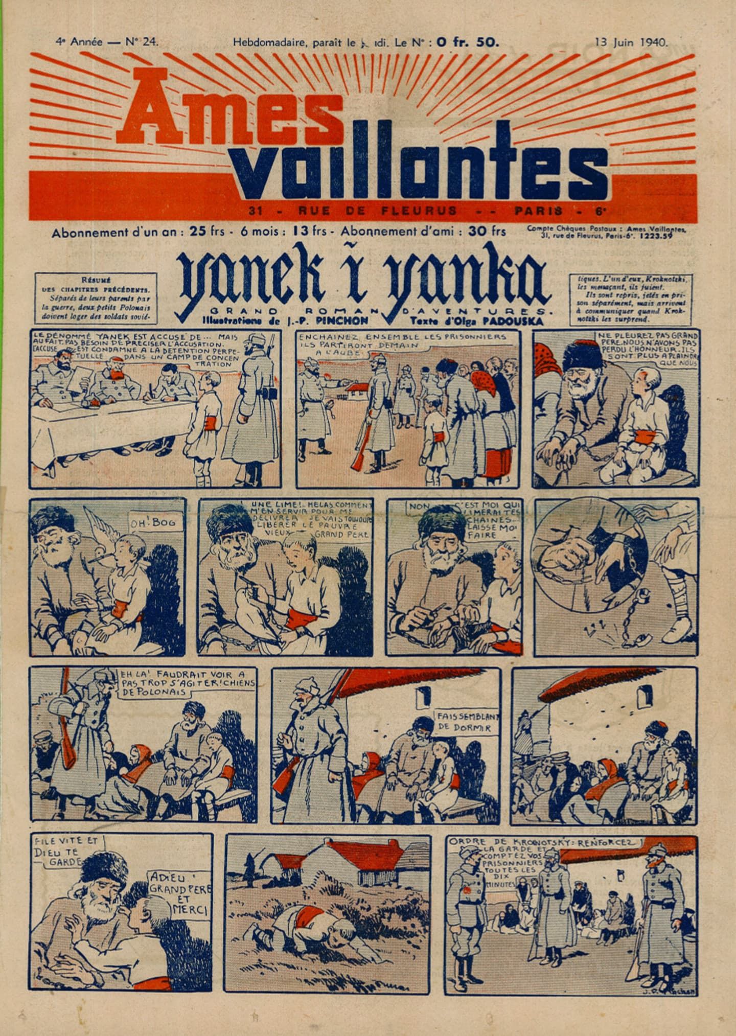 Âmes Vaillantes (Hebdomadaire année 1940) - Âmes Vaillantes n°24