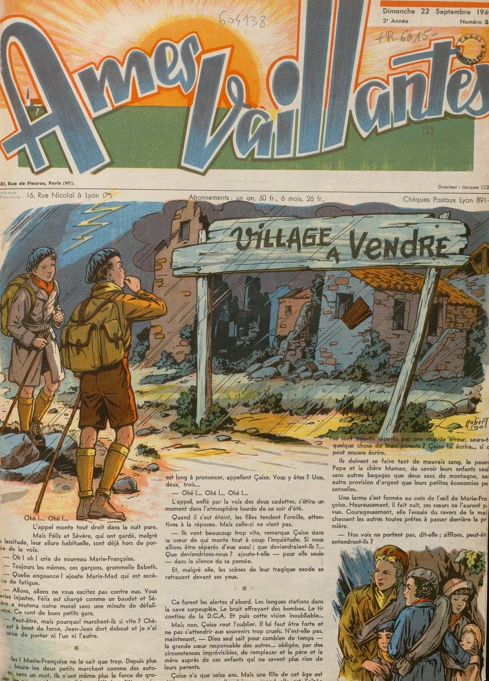 Âmes Vaillantes (Hebdomadaire année 1940) - Âmes Vaillantes n°38