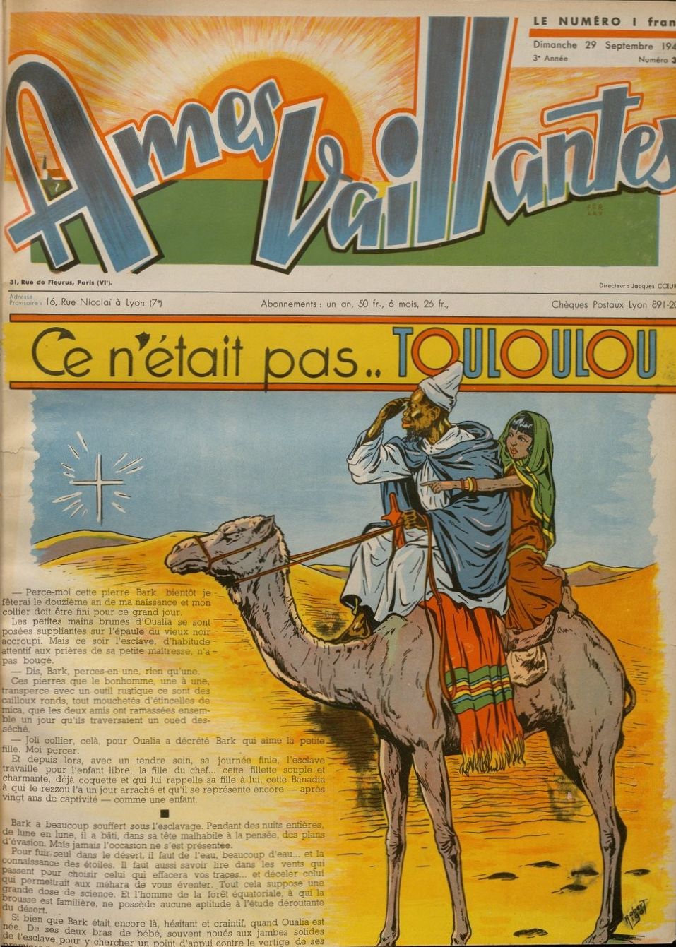 Âmes Vaillantes (Hebdomadaire année 1940) - Âmes Vaillantes n°39