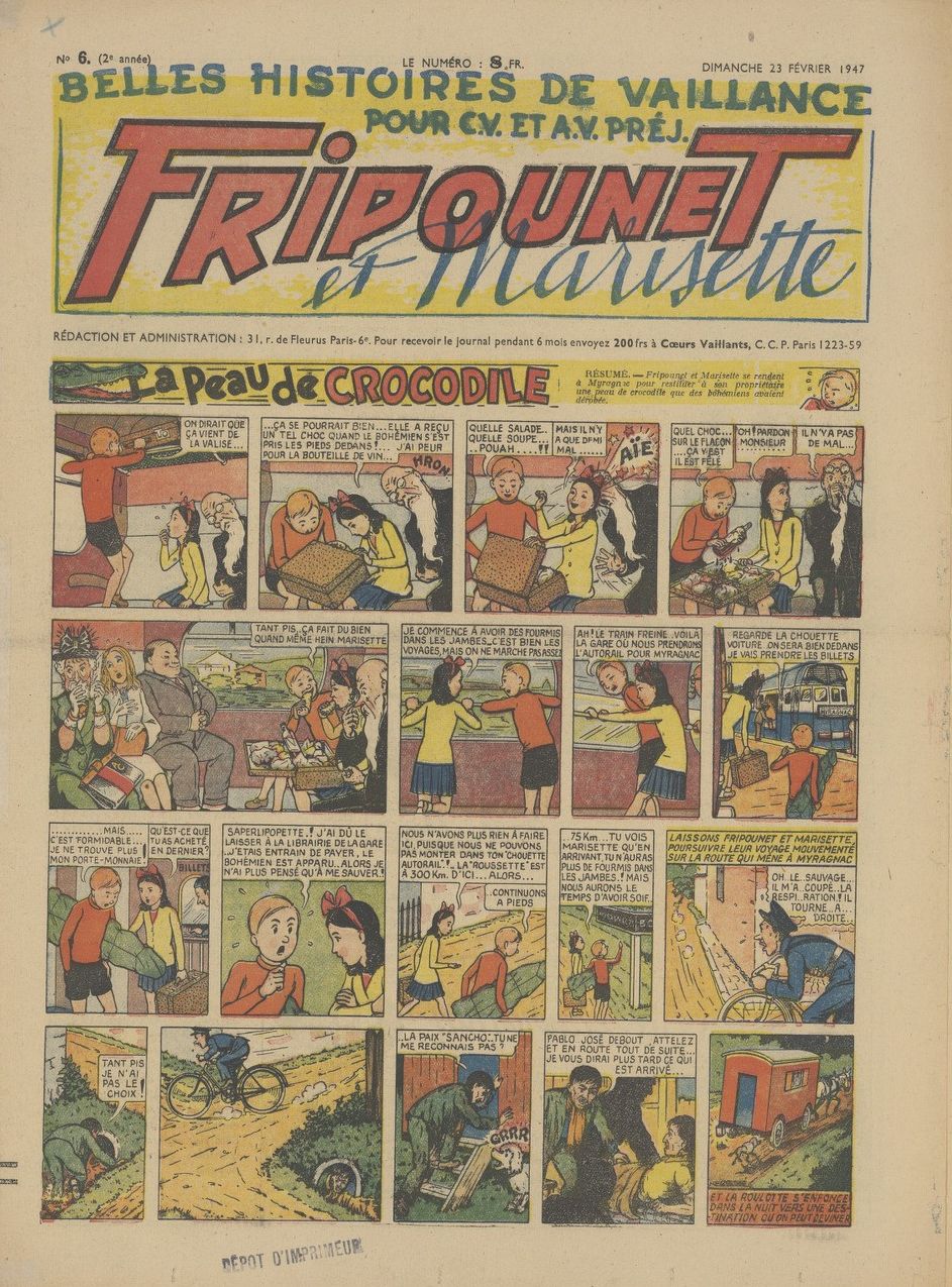 Fripounet et Marisette (Hebdomadaire année 1947) - Fripounet et Marisette n°6