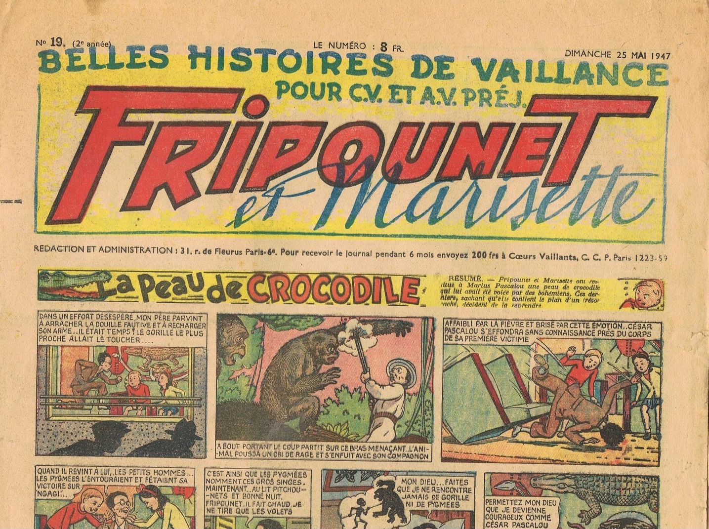 Fripounet et Marisette (Hebdomadaire année 1947) - Fripounet et Marisette n°19