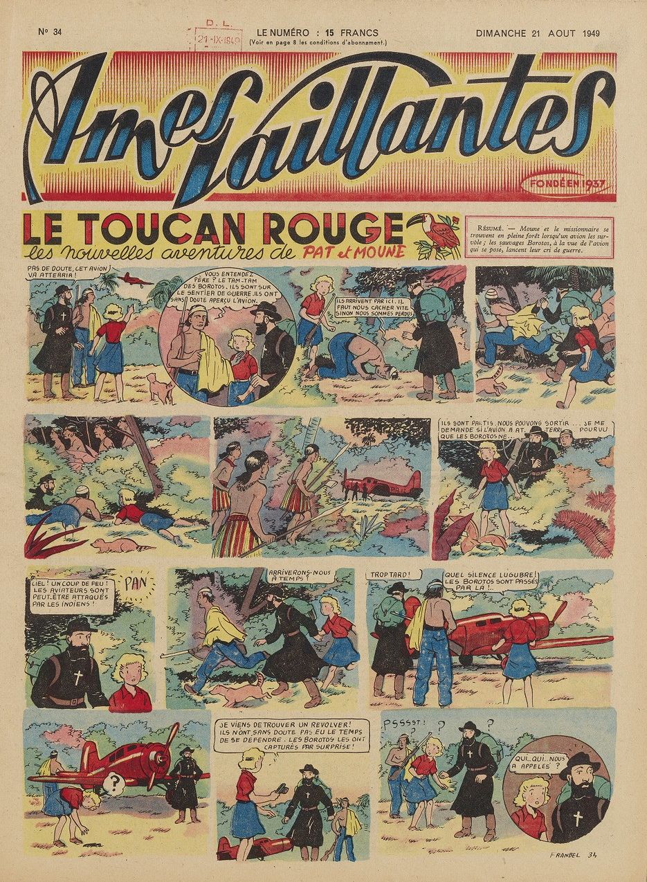 Âmes Vaillantes (Hebdomadaire année 1949) - Âmes Vaillantes n°34