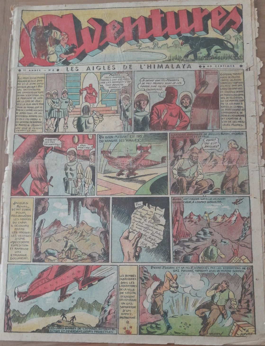 Aventures (Année 1937) - Aventures n°6