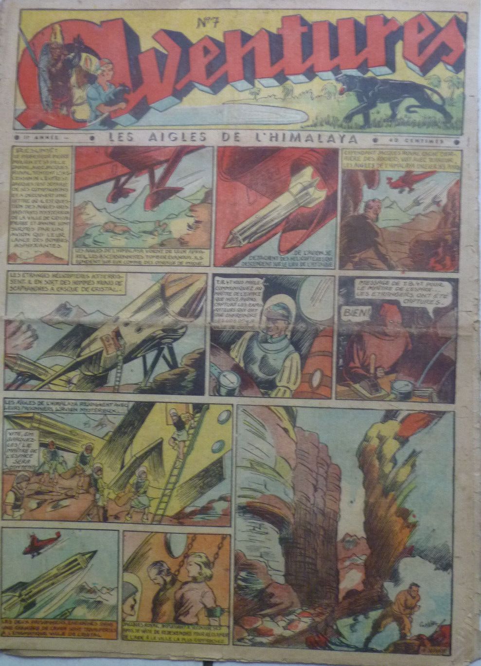 Aventures (Année 1937) - Aventures n°7
