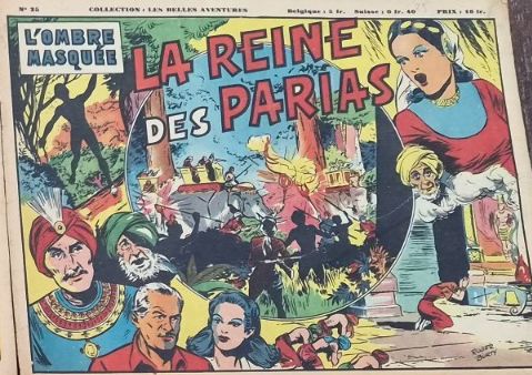 Les belles aventures (Ed. Mondiales, après guerre numérotés)(récit complet) - tome 25 - La reine des parias