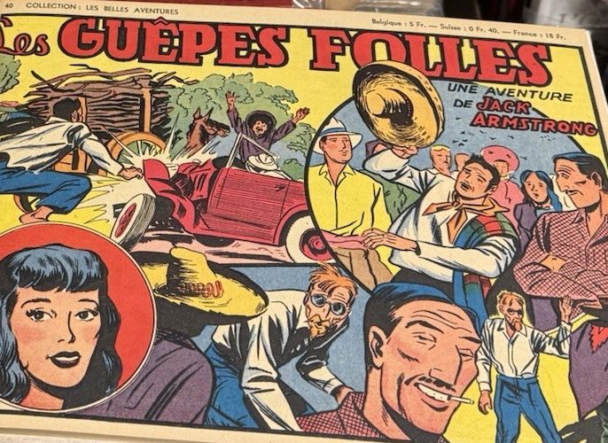 Les belles aventures (Ed. Mondiales, après guerre numérotés)(récit complet) - tome 40 - Jack Armstrong : Les guêpes folles