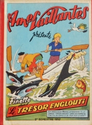 Âmes Vaillantes (Hebdomadaire année 1952) - tome 2 - Âmes Vaillantes présente Finette dans le trésor englouti, 1952 2e semestre