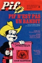 W3 BD PIF GADGET AVEC GADGET N SPECIAL HUMOUR AVENTURE ET JEUX m