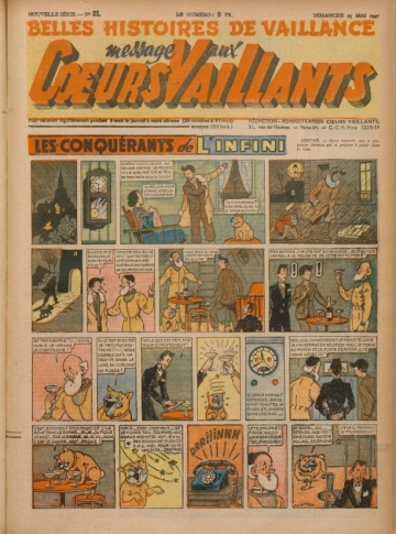 Coeurs Vaillants (Périodique - Année 1947) - Coeurs vaillants n°21