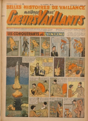 Coeurs Vaillants (Périodique - Année 1947) - Coeurs vaillants n°22