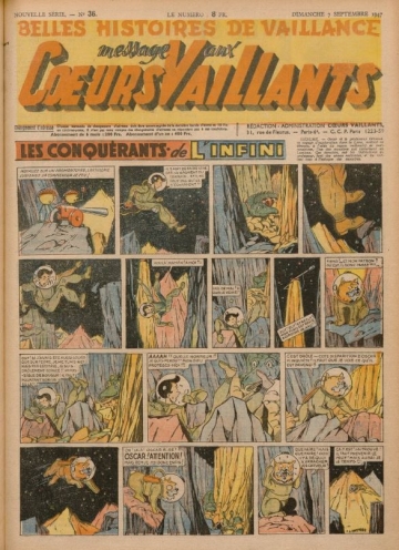 Coeurs Vaillants (Périodique - Année 1947) - Coeurs vaillants n°36