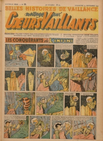Coeurs Vaillants (Périodique - Année 1947) - Coeurs vaillants n°37