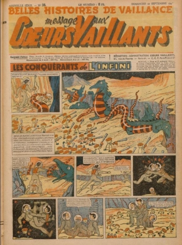 Coeurs Vaillants (Périodique - Année 1947) - Coeurs vaillants n°38