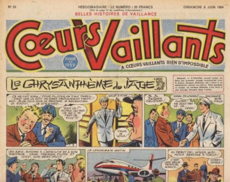 Coeurs Vaillants (Périodique - Année 1954) - Coeurs vaillants n°23