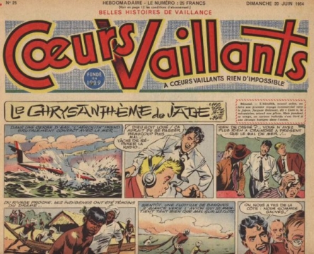 Coeurs Vaillants (Périodique - Année 1954) - Coeurs vaillants n°25