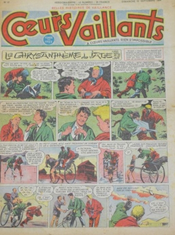 Coeurs Vaillants (Périodique - Année 1954) - Coeurs vaillants n°37