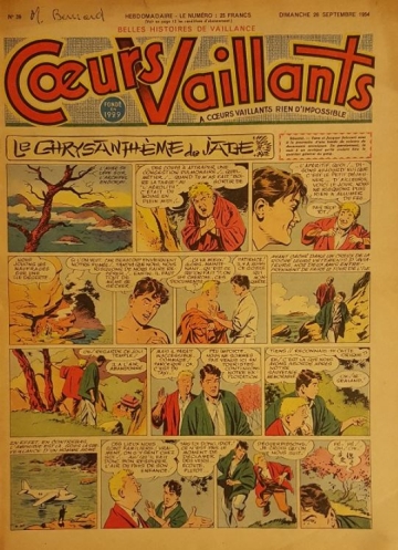 Coeurs Vaillants (Périodique - Année 1954) - Coeurs vaillants n°39