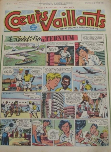 Coeurs Vaillants (Périodique - Année 1955) - Coeurs vaillants n°10