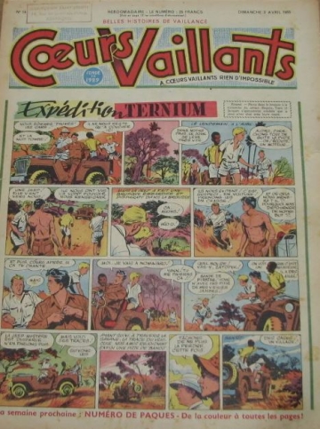 Coeurs Vaillants (Périodique - Année 1955) - Coeurs vaillants n°14
