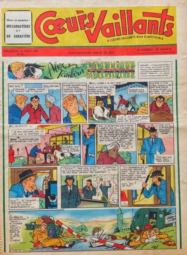 Coeurs Vaillants (Périodique - Année 1956) - Coeurs vaillants n°34