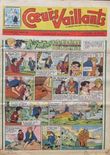 Coeurs Vaillants (Périodique - Année 1956) - Coeurs vaillants n°37