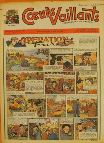 Coeurs Vaillants (Périodique - Année 1957) - Coeurs vaillants n°7