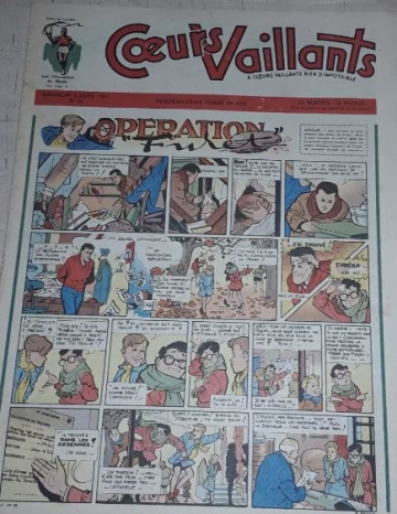 Coeurs Vaillants (Périodique - Année 1957) - Coeurs vaillants n°14