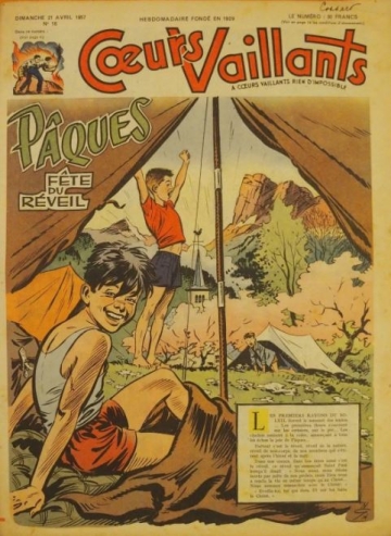 Coeurs Vaillants (Périodique - Année 1957) - Coeurs vaillants n°16