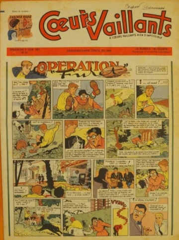 Coeurs Vaillants (Périodique - Année 1957) - Coeurs vaillants n°23