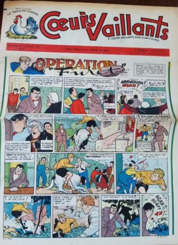 Coeurs Vaillants (Périodique - Année 1957) - Coeurs vaillants n°27