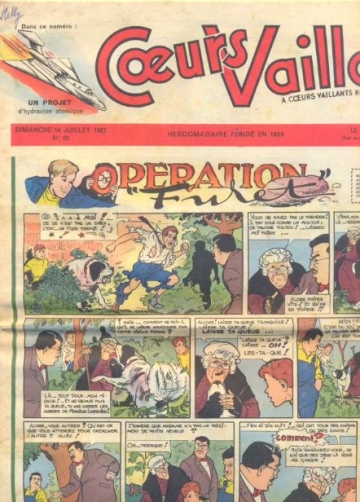 Coeurs Vaillants (Périodique - Année 1957) - Coeurs vaillants n°28
