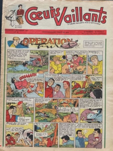 Coeurs Vaillants (Périodique - Année 1957) - Coeurs vaillants n°36