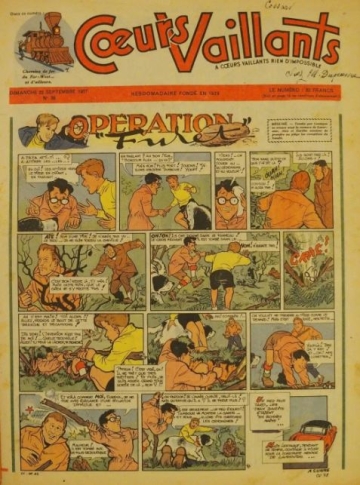 Coeurs Vaillants (Périodique - Année 1957) - Coeurs vaillants n°38