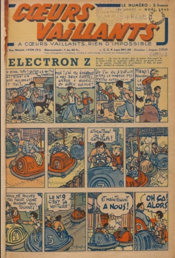 Coeurs Vaillants (Périodique - Année 1944) - Coeurs vaillants n°1