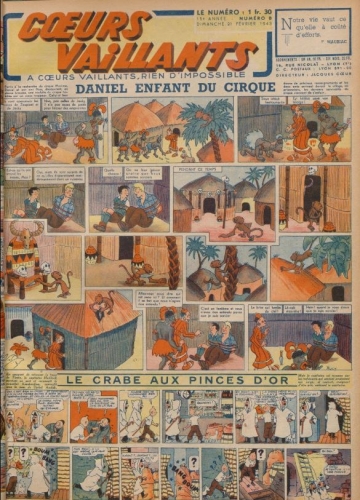 Coeurs Vaillants (Périodique - Année 1943) - Coeurs vaillants n°8
