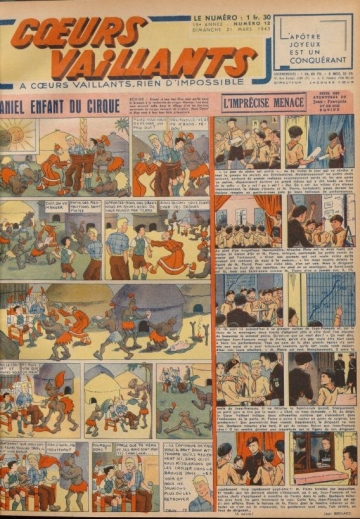 Coeurs Vaillants (Périodique - Année 1943) - Coeurs vaillants n°12