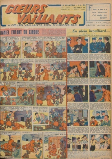 Coeurs Vaillants (Périodique - Année 1943) - Coeurs vaillants n°14