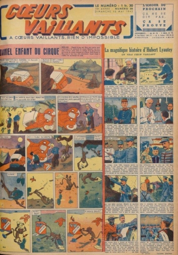 Coeurs Vaillants (Périodique - Année 1943) - Coeurs vaillants n°20